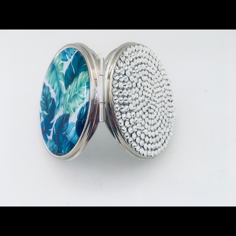 Mother of Pearl Double Compact Mirror